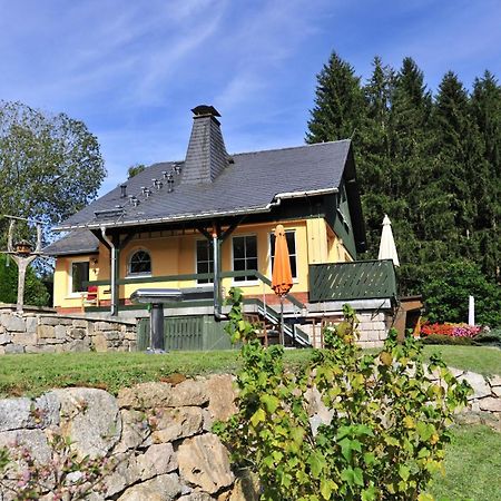 Exklusives Ferienhaus "Waldzauber" Ruhe Und Natur Pur Am Waldrand Geniessen Schönheide Eksteriør billede