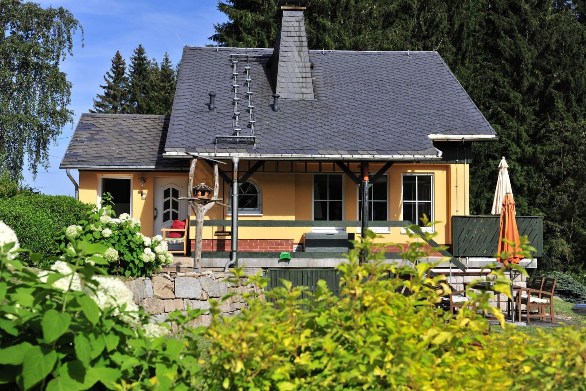 Exklusives Ferienhaus "Waldzauber" Ruhe Und Natur Pur Am Waldrand Geniessen Schönheide Eksteriør billede