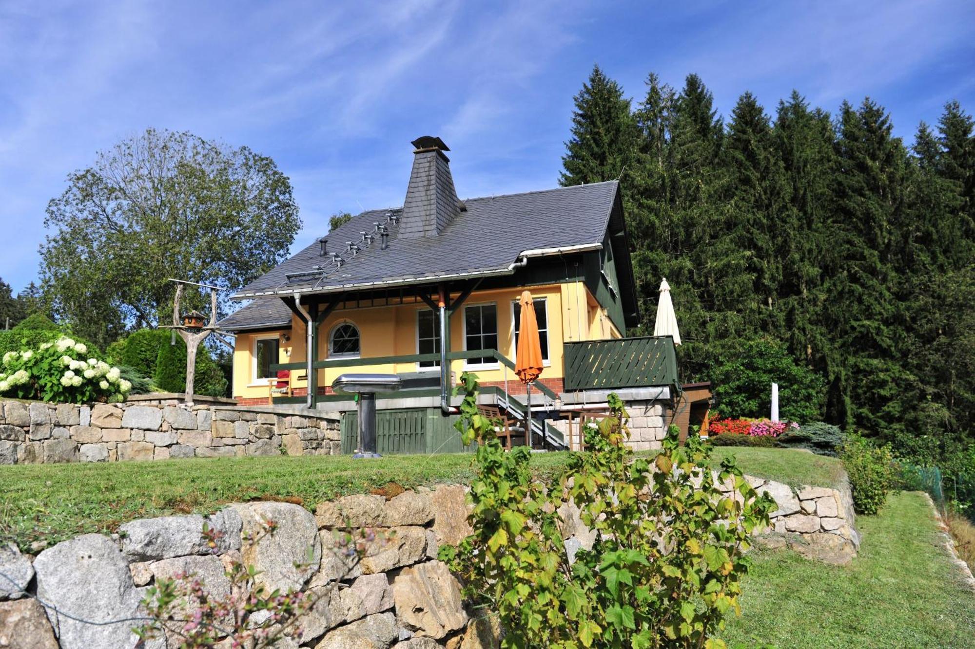 Exklusives Ferienhaus "Waldzauber" Ruhe Und Natur Pur Am Waldrand Geniessen Schönheide Eksteriør billede